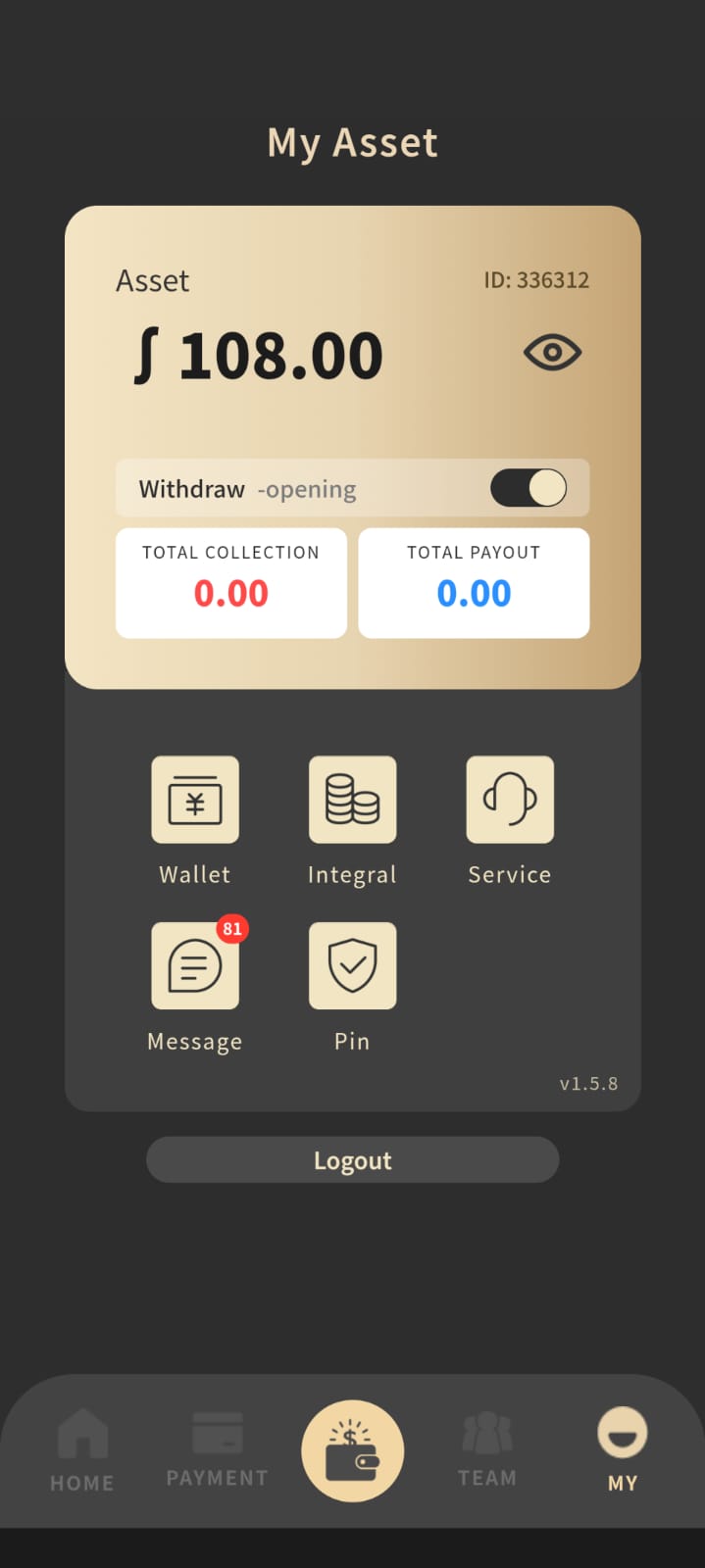 AlphaPay Referral Screenshot